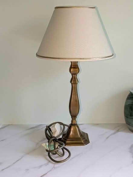 Photo of free Brass lamp shade (Braintree CM7) #1
