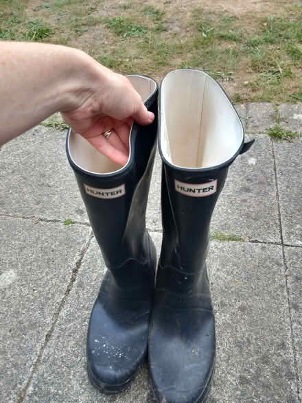 Photo of free Men's hunter Welly boots size 11 (Wivenhoe CO7) #1