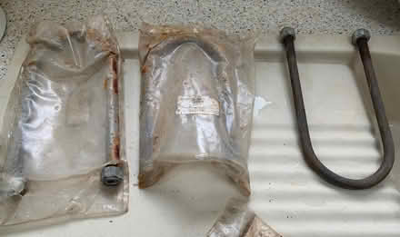 Photo of free Three U Bolts (Bussage GL6) #3