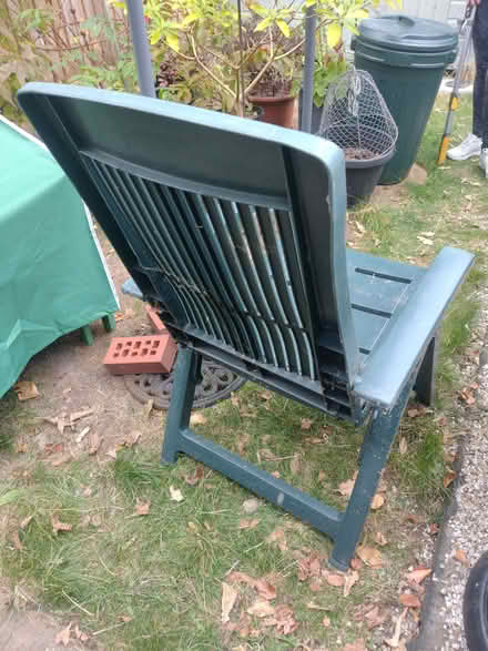 Photo of free 2 X folding garden chairs + cushions (Starbeck HG2) #1