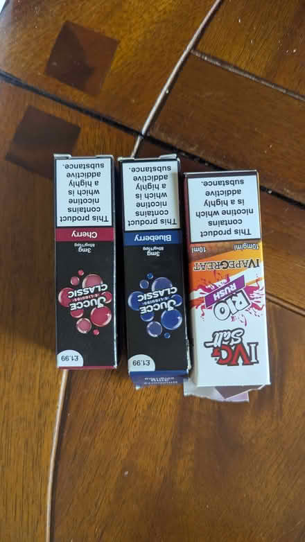 Photo of free Vape juice (Malvern Link WR14) #1