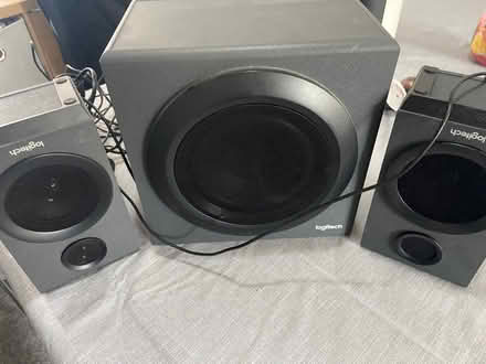 Photo of free Logitech speakers, great condition (Owlsmoor GU47) #1