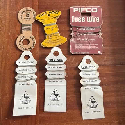 Photo of free Vintage Fusewire cards ephemera (Prenton CH42) #1