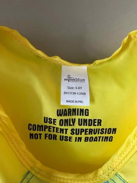 Photo of free Childs life jacket (Leigh) #3