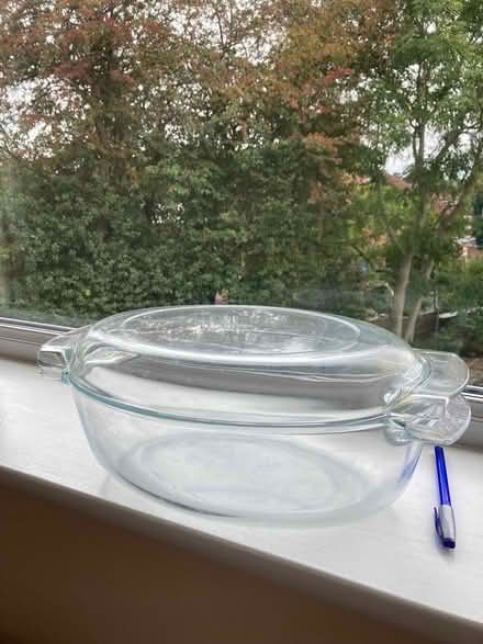 Photo of free Large glass casserole dish etc (Waterlooville) #1