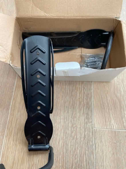 Photo of free 2 bike hooks black (Weeke, Winchester SO22) #1