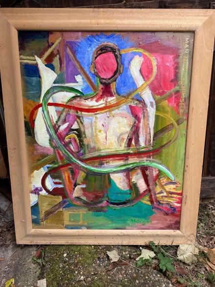 Photo of free Very large, wooden frame (Merton Park SW19) #1