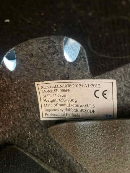 Photo of free Black bicycle/scooter helmet (Bath BA2) #3