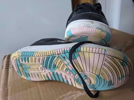 Photo of free Black school trainers, size 4 (Wood Street) #4