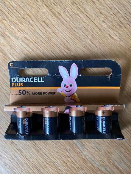 Photo of free Duracell C batteries (Merton Park SW19) #1