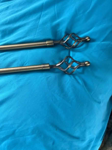 Photo of free 2 metal curtain poles (CR5) #2