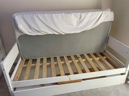 Photo of free Twin trundle bed (West Springfield) #1