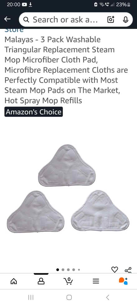 Photo of free Steam mop pads (Bexhill-on-Sea) #1