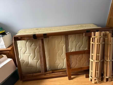 Photo of free 2 single beds with mattresses (Wilden DY13) #3