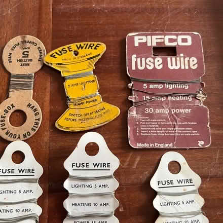 Photo of free Vintage Fusewire cards ephemera (Prenton CH42) #2