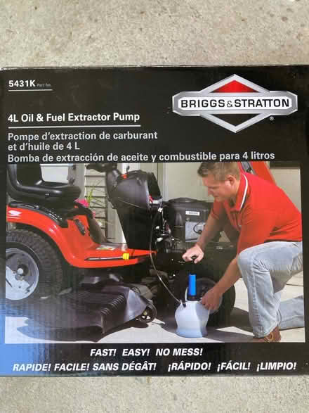 Photo of free Oil and fuel extractor pump (Bedford MA near town center) #2