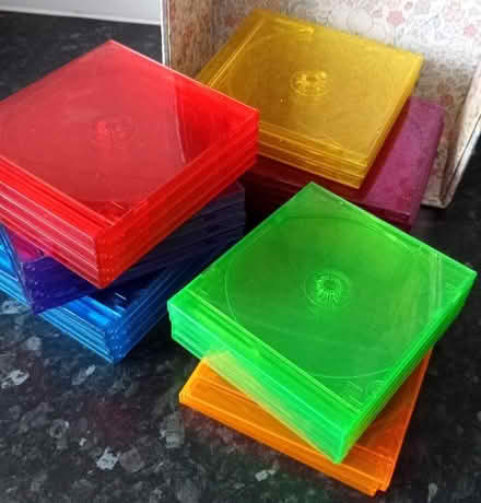 Photo of free 26x Coloured CD Album Cases (LE8 5AH) #1