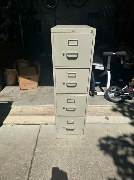 Photo of free 4 drawer file cabinet (Columbia, MD) #1