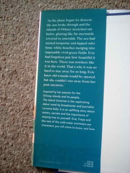 Photo of free The Island Swimmer.Hardback book (Harrogate. HG1.) #3