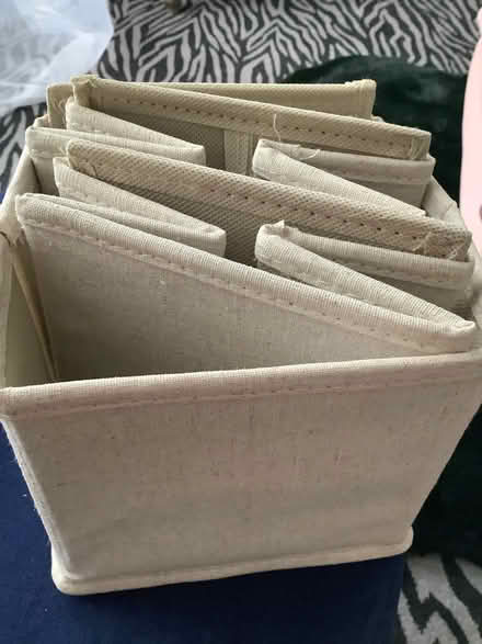 Photo of free Set of 3 foldable linen baskets (Rochford SS4) #1