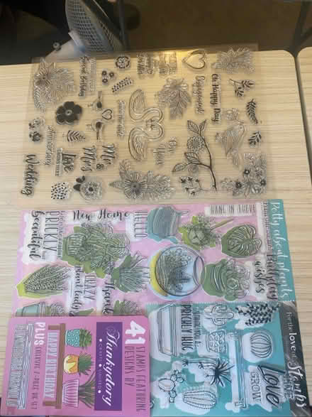 Photo of free Clear crafting stamps (Salisbury SP1) #1