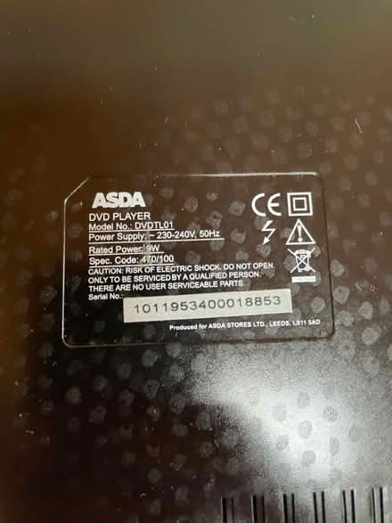 Photo of free DVD, CD Player (Potters Bar EN6) #2