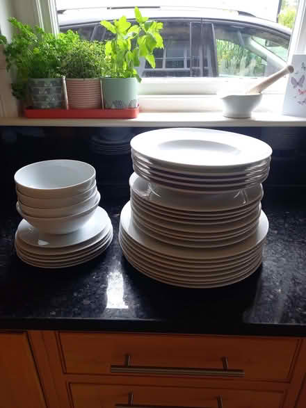 Photo of free Lots of white crockery (Harrogate HG2) #1