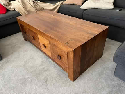 Photo of free Mango Wood coffee table/ drawer (Sandal WF2) #3