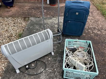 Photo of free Suitcase, fire, trolley, leads (Minehead West Park) #1