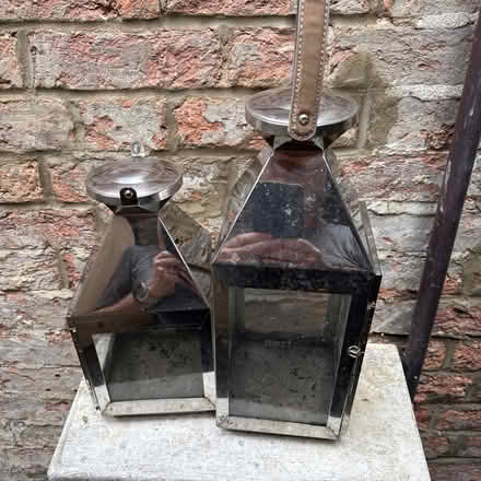 Photo of free 2 Garden Candle Lanterns (North Horsham / Roffey.) #1