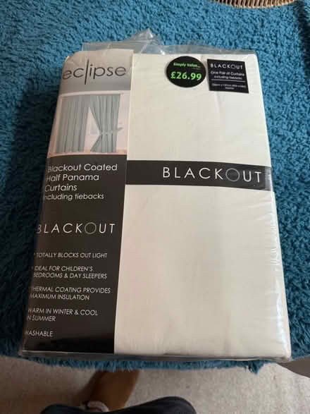 Photo of free Set of unused ivory curtains (New Greens AL3) #1