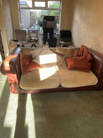 Photo of free Two large sofas (Saddleworth) #1