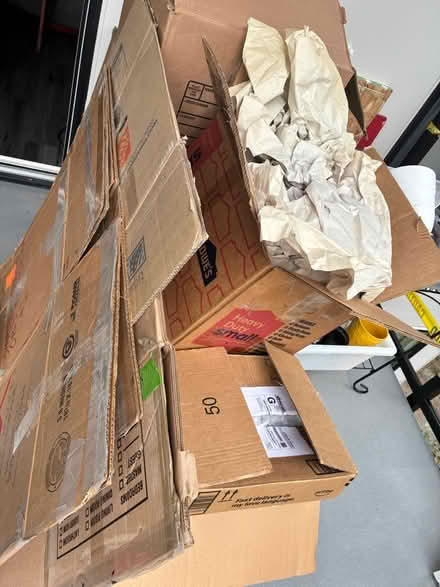 Photo of free Moving Boxes and fragile stuffings (Southcenter) #1