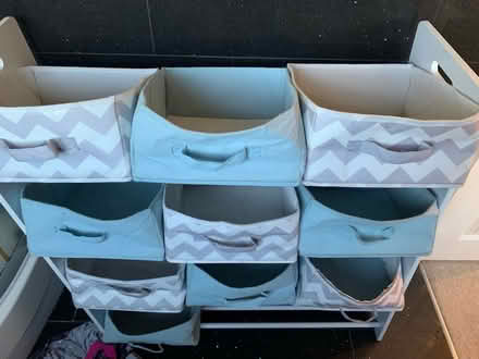 Photo of free Storage unit with fabric box/trays (Lifford, kings Norton B30) #3
