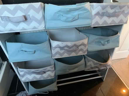 Photo of free Storage unit with fabric box/trays (Lifford, kings Norton B30) #1