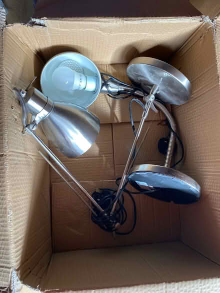 Photo of free 2 working desk lamps (Home SW19) #1