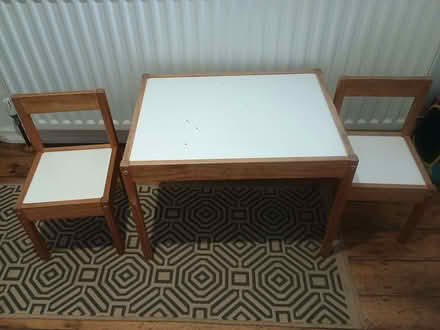 Photo of free Ikea Latt Kids table and chairs (Sale Moor M33) #2