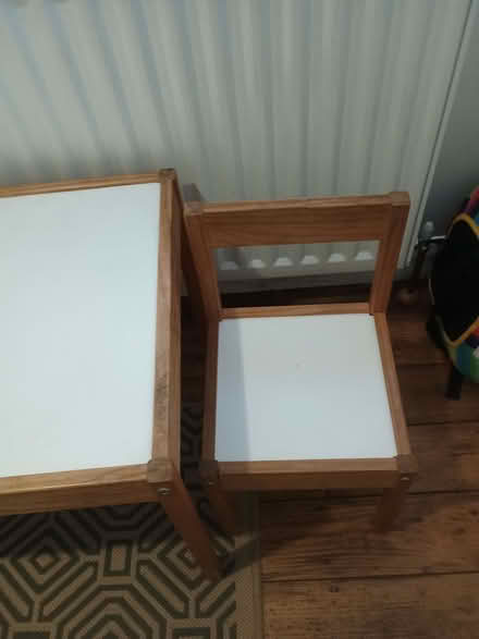 Photo of free Ikea Latt Kids table and chairs (Sale Moor M33) #1