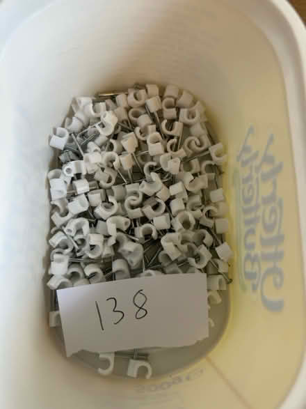 Photo of free Small cable clips (Jennetts park RG12) #3
