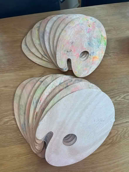 Photo of free Artists wooden palettes x 16 (Sands, High Wycombe) #1