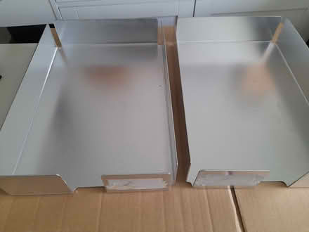 Photo of free Two Metal Filing Trays (West Cheshunt) #1
