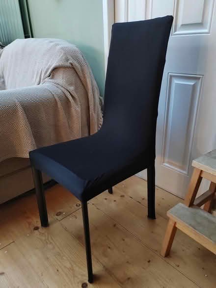 Photo of free 4 black dining chairs (Godmanchester) #1