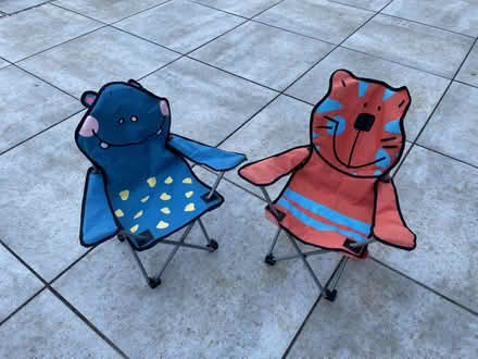 Photo of free Kids folding camping chairs x2 (Bloomfield) #1