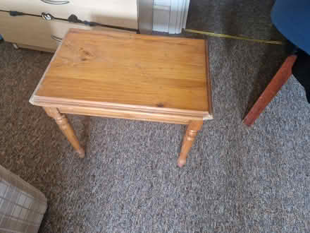 Photo of free Small wooden side table (Moseley B13) #1
