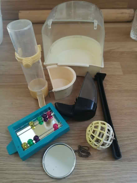 Photo of free Budgie cage stuff. (Brincliffe Edge S7) #1