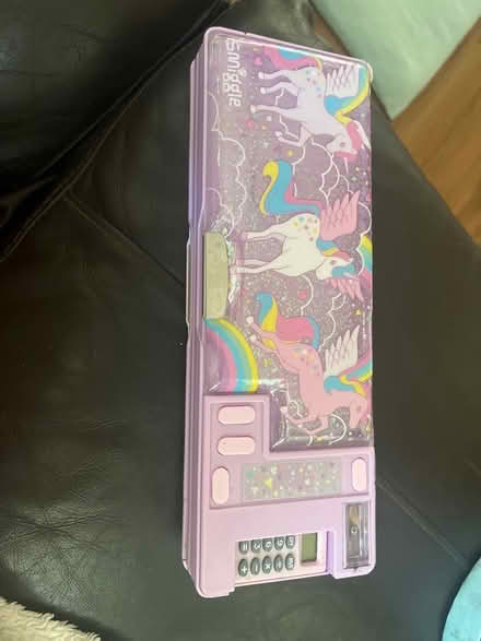 Photo of free Smiggle pencil case with calculator and pencil sharpener (Emscote Mill CV34) #1