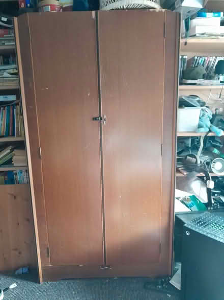 Photo of free Old tallboy wardrobe (Wigmore HR6) #1