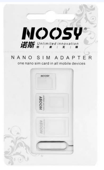 Photo of free Noosy sim adaptor cards (Currell and Tweedsmuir) #1