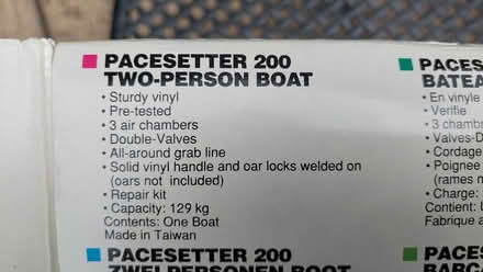 Photo of free Inflatable dinghy (Woosehill RG41) #3