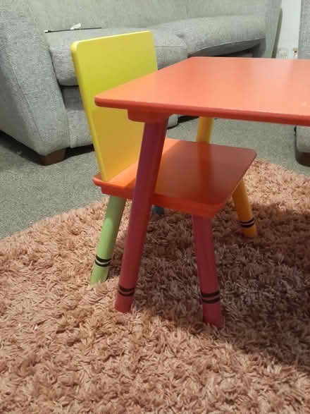 Photo of free Kids small table and 2 chairs (Hoddesdon EN11) #3